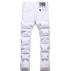 White Amirs Designer Jeans Trousers Trendy Clothe Youth Boys Blue Denim Streetwear Urban Woman Mens Skinny Stretch Rip Pants with Plain Pocket Bulk Wholesale