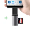 Тип C в USB-адаптер 3.0 USB-C 3.1 Мужчина OTG OTG-конвертер разъема данных для Samsung iPhone 8 PIN