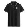 Angers SCO – Polos en coton mercerisé pour hommes et femmes, T-shirt de sport respirant à manches courtes avec revers, LOGO personnalisable