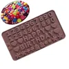 Stampi da forno Stampo per cioccolato digitale Forma d'amore inglese Fai da te Zucchero al forno che gira con gocce di cioccolato BBF14305