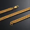 Mode Juwel Titan Stahl Designer Halsketten Männer Frauen Halskette 18k Gold Ketten Halskette Mann Luxus Dicke Halsketten