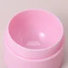 Plastic Glass Cream Jar Bottle Lotion Lip Balm Container with Lid Inner Liner 5g 15g 20g 30g Refillable Face Pot Round Clear Cosmetic Travel Jars for Lotion Eye Shadow