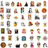 50PcsLot ONE PIECE Luffy Stickers Anime Sticker Notebook Motorcycle Skateboard Computer Mobile Phone Cartoon Toy Trunk2521538