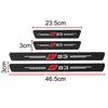 3D Carbon Carbon Car Car Door Sill Protector Detector Detectors لـ A1 A3 8V 8P 8L S3 RS3 Sline A4 A5 A6 A7 Q5 Accessories3312524