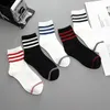 Multicolor mode DAB Designer Mens Socks Women Men Hoge kwaliteit katoen All-match klassieke enkel Ademend Mixing Football Basketball Socks