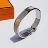 Hoge kwaliteit designer design armbanden voor heren en dames roestvrij staal paar armbanden klassieke sieraden vakantiegeschenken