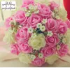 Wedding Flowers Perfectlifeoh Royal Blue Beautiful Foam Roses Artificial Flower Bride Bouquet Party Decor For Decoration313w