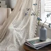 Rideaux rideaux Chic Crochet tricot coton pure draperie avec gland pour porte coulissante fenêtre décoration rideau