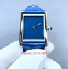 Top Orologi da polso da donna di alta qualità Cronografo al quarzo VK Funzionante Cinturino in pelle con quadrante bianco verde blu Cinturino da donna Orologi da donna