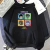 Sweats à capuche pour hommes Sweatshirts Printemps Gorillaz Drôle Imprimé Femmes/Hommes Harajuku Coréen Surdimensionné Pull Unisexe Mâle StreetwearMen's