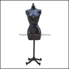 Hangers -rekken vrouwelijk mannequin body met stand decor jurk vorm fl display naad model sieraden drop levering 2021 kleding houseKee4481524