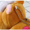 1Pcs 135Cm Beautiful Stuffed Plush Animals Toys Kawaii Drum Eyes Dog Pendants Keychain Cuddle Kid 'S Gift pp Cotton Handanweiran J220729