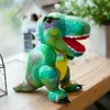 Bambole di dinosauro del fumetto giocattolo pelle luminosa Tyrannosaurus rex bambola di peluche bambola di dinosauro afferrare macchina regalo di compleanno del ragazzo