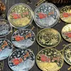 Crafts Christmas Commemorative Coin Party Favors Personality Cartoon Santa Claus Medal Collection Craft Gift 40MM Inventory Wholesale