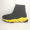 2024 chłopięce dziewczęta Sock Buty Sneakers Sport Kid Buty Paris Designer Triple-Szybki Oddychany czarny biały klasyczny różowy zielony zielony powolny rozmiar EUR na zewnątrz 24-35