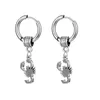 dangle chandelier black animals scorpion hoop earrings for women men stainless鋼レトロゴシックパーティー耳のジュエリーギフトパンクピアスイヤー