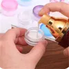 Empty Sample Container with Lids Cosmetic Jars Clear Plastic Bottle for Make Up Nails Jewelry Beauty Home Kitchen