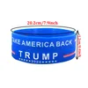 Donald Trump Favor Silicone Bracelet Make America Great Again Bracelets 2024 Election President Save Us Again Sport Wristband C0614G01