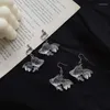 Bengelen kroonluchter transparante mini gelukkige karper acryl oorbellen voor vrouwen meisje grappige dieren vis koi mode feest sieraden 2022dangle mill2