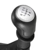 5 Speed ​​Gear Shift Gałka Gearstick Skórzany zestaw boot do VW T5 / T6 2003-2011