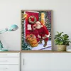 54 стиля Алмазная картина Рождественские наборы 5D Санта-Клаус Бриллианты Вышивка Снежный дом Пейзаж Мозаика Вышивка крестиком Поделки Украшение дома fy3209 1013