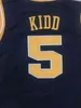 Sjzl98 #5 Jason Kidd Maglia da basket della California Golden Bears College University