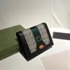 Vintage läderpengar klipp bambu spänne handväska kort hållare mynt påse plånbok högkvalitativ affärsstilar