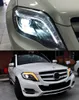 Auto Car Head Lights Per Benz GLK GLK200 20 13-20 15 LED Indicatori di direzione Faro Anteriore Sostituzione DRL Luce Diurna fascio alto