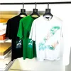 Mens Letter Print T Shirts Black Fashion Designer Summer High Quality Top Short Sleeve Size S-5XL#30