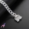 Gargantillas Alyx 9SM Pulsera de acrílico transparente Función industrial Viento Titanio Acero Metal Seguridad Hebilla Pulsera Gargantillas