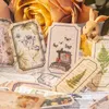 Brocada de presente 2pcs/bolsa fada borboleta impermeável adesivos de animais de estimação Vintage Elfin Decorative Label for Scrapbooking Junk Journ Diygift