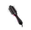 Salon 4 in 1 Roller Electric Heated Air Comb One Step Dryer Brush and Curler Blow Straight Hair Curler