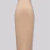 13色ファッション女性セクシーなピンクイエロー包帯スカート弾性エレガントな鉛筆スカート78cm 220401