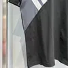 길거리 춤 애호가들을위한 유니니스 렉스 패치 워크 탑 남성 힙합 스웨트 셔츠 편지 인쇄 티셔츠