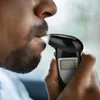 Digital Display Alcohol Breath Tester Breathalyzer Analyzer Detector Test Keychain Breathalizer Breathalyser Device LCD Screen
