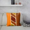Cushion/Decorative Pillow White Microfiber Pillowcases Geometric Series Printed Pillowcase Line Abstract Peach Skin Home Sofa PillowcaseCush