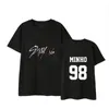 Kpop Stray Kids T Shirt Men Women mode Cotton Tshirts Kid Hip Hop Tops Tees Boys Girls T Shirt unisex Camiseta Jeongin Felix 220608