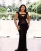 2022 Arabski Plus Arabic Aso Ebi Black Syrenka luksusowe sukienki balowe koronkowe koralikowe wieczór formalny paripacja