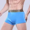 Haute qualité slip 4 pcs/lot 11 couleurs sexy coton hommes respirant hommes sous-vêtements boxeurs de marque sous-vêtements mâle boxeur