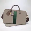 Ophidia Retro plunjezakken met slot reisbagage tas met portemonnee mode bakken klassieke handtassen vrouwen Boston Bags canvas lederen handtas schoudertassen man tote