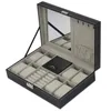 Boîtes de montre Boîtes à disquette juive multifonctionnelle PU Coucle en cuir Collier de rangement Cerceau de rangement Holder Top Quality 4641048