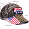 Trump Camouflage Baseball Hat With Badge Patch TRUMP 2024 Cotton Breathable Cap