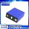 1pcs LiitoKala 3.2V 310AH cells BRAND Lifepo4 batteries Grade A DIY 12V 24V Rechargeable Battery Pack EU US Tax Free With Busbars