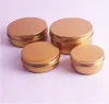 50ML/60ML/100ML/150ML Aluminum Cosmetic Cream Jar Container Rose Gold Metal Tin Ointment Refillable Jars Aluminum Lipstick Packing Pot Wholesale SN4442