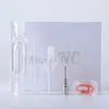 Ship By Sea Micro NC Hookahs Nector Collectors Mini Small 10mm Joint With Titanium Nail Straw Tip Dish Black Red White Box NC01