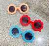 New Sun Flower Round Cute kids sunglasses UV400 for Boy girls toddler Lovely baby sun glasses
