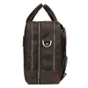 Duffel Bags Multifunction Tote Vintage Male Big Pleack Back Подличный кожаный портфель мужчина 17 "Бизнес -путешествие ноутбука