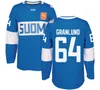 NIVIP FINLAND 2016 VM i WCH Hockey Jerseys 9 Mikko Koivu 86 Teuvo Teravainen 3 Olli Maatta 40 Tuukka Rask 35 Pekka Rinne 64 Granlund