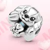 925 silver charm Cocker Spaniel lady bead jewelry Fit Pandora bracelet for women jewery