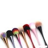 Nowy 7 Multicolor Nail Art Brushes Water Drop Drop Małe Design Design Kubek Nail Dust Remover